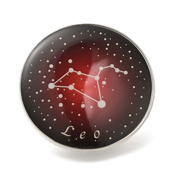 Twelve Constellation Creative Alloy Badges Constellation Brooches