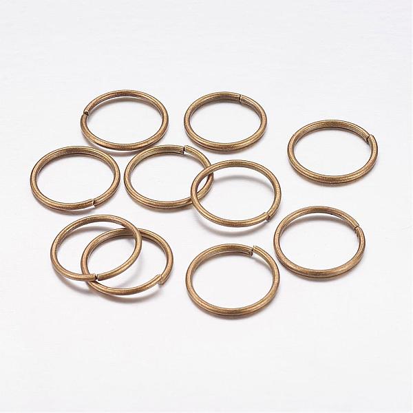 

PandaHall Iron Jump Rings, Open Jump Rings, Cadmium Free & Nickel Free & Lead Free, Antique Bronze, 14x1.5mm, Inner Diameter: 11mm...