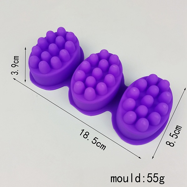 DIY Massage Bar Soap Silicone Molds