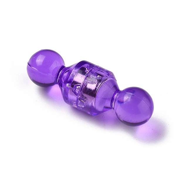 

PandaHall Plastic Push Pin Magnets, Whiteboard Magnets, for Fridge Magnets, Map Magnets, Classroom, Office, Dark Orchid, 16.57x11.17mm..., Purple