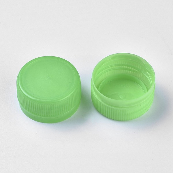 

PandaHall Plastic Bottle Caps, Column, Yellow Green, 32.5x16.5mm, Inner Diameter: 28.5mm, about 95~100pcs/bag Plastic Column Green