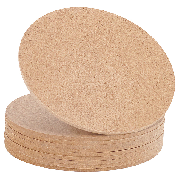 

PandaHall Medium Density Fiberboard (MDF) Sheet, for Photo Frame Accessories, Flat Round, 100x2mm Wood Flat Round Orange
