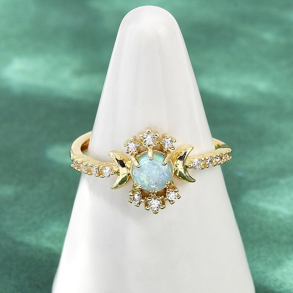 Brass Micro Pave Cu… - image