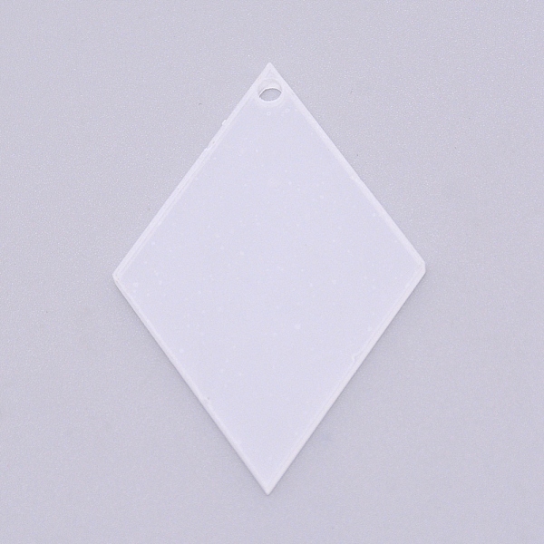 

PandaHall Transparent AcrylicBig Pendants, Rhombus, Clear, 87.5x39x3mm, Hole: 3mm Acrylic Rhombus Clear
