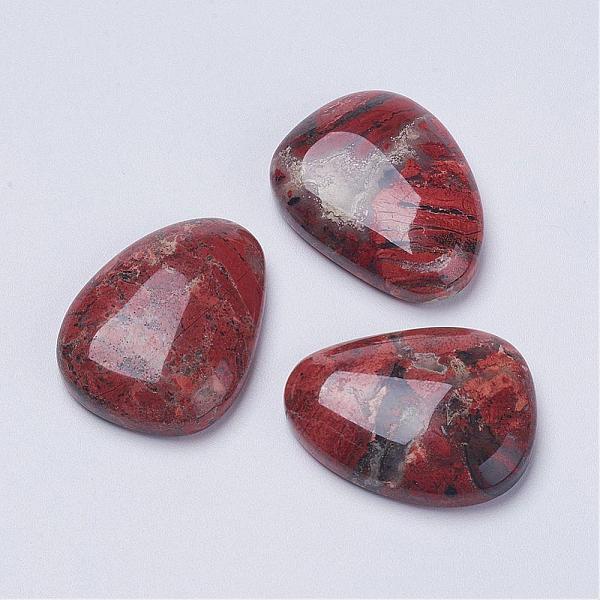 

PandaHall Natural Agate Cabochons, teardrop, 22x17x5.5mm Natural Agate Teardrop Red
