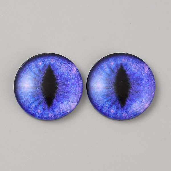 Luminous Self Adhesive Glass Eyes Cabochons