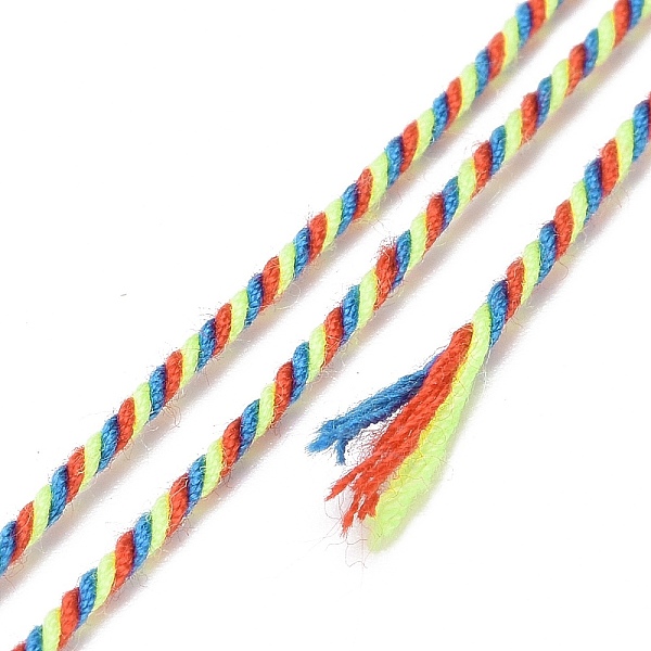 

PandaHall Cotton Cord, Braided Rope, with Paper Reel, for Wall Hanging, Crafts, Gift Wrapping, Colorful, 1.5mm, about 21.87 Yards(20m)/Roll...