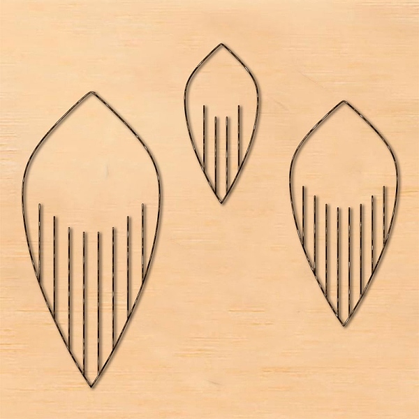 

PandaHall Wood Cutting Dies, with Steel, Leather Mold, for DIY Scrapbooking/Photo Album, Decorative Embossing DIY Paper Card, Rhombus..., Orange