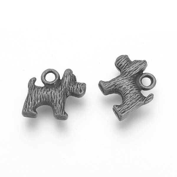 

PandaHall Tibetan Style Alloy Puppy Pendants, Dog Charms, Lead Free & Cadmium Free, Antique Silver, 13x14x4mm, Hole: 2mm, about 530pcs/1000g...