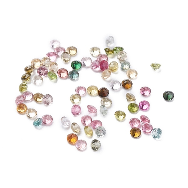 

PandaHall Faceted Natural Tourmaline Cabochons, Pointed Back, Diamond Shape, 1.5x1mm Tourmaline Diamond