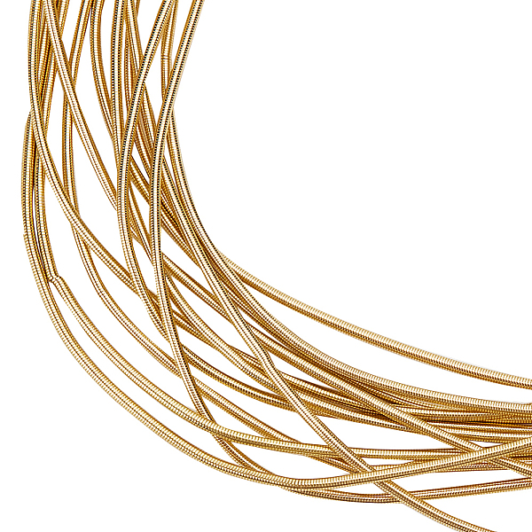 

PandaHall BENECREAT 40G French Copper Wire Grimp Wire, Round Flexible Coil Wire, Metallic Thread for Embroidery and Jewelry Making, Gold, 18...