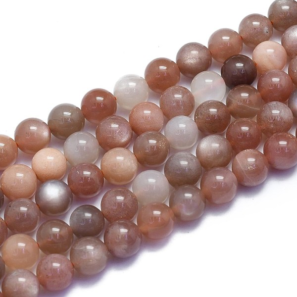 

PandaHall Natural Sunstone Beads Strands, Round, 8~8.5mm, Hole: 0.8mm, about 46pcs/Strand, 15.08 inch(38.3cm) Sunstone Round