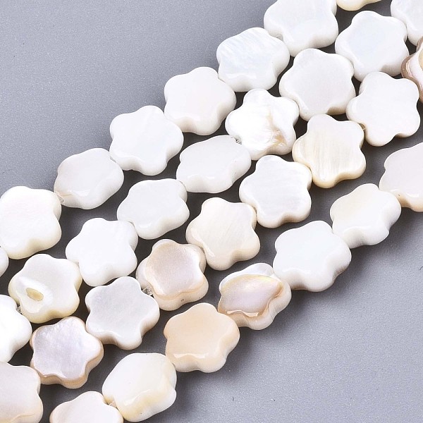 

PandaHall Natural Freshwater Shell Beads Strands, Flower, Bisque, 6x6x2mm, Hole: 0.7mm, about 68pcs/strand, 15.16 inch~15.55 inch..., Orange
