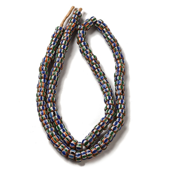 

PandaHall Handmade Nepalese Lampwork Beads, Rondelle, Blue, 9~12x4~7mm, Hole: 1.2~4mm, about 105~118pcs/strand, 25.59~26.38 inch(65~67cm)...