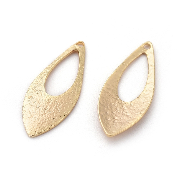 

PandaHall Brass Pendants, Nickel Free, Real 18K Gold Plated, Horse Eye, 18.5x7x1mm, Hole: 1mm Brass Horse Eye
