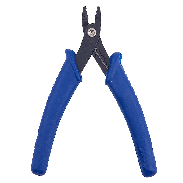 

PandaHall 45# Carbon Steel Jewelry Tools Crimper Pliers for Crimp Beads, Crimping Pliers, Blue, 130x65x10.5mm Carbon Steel Blue