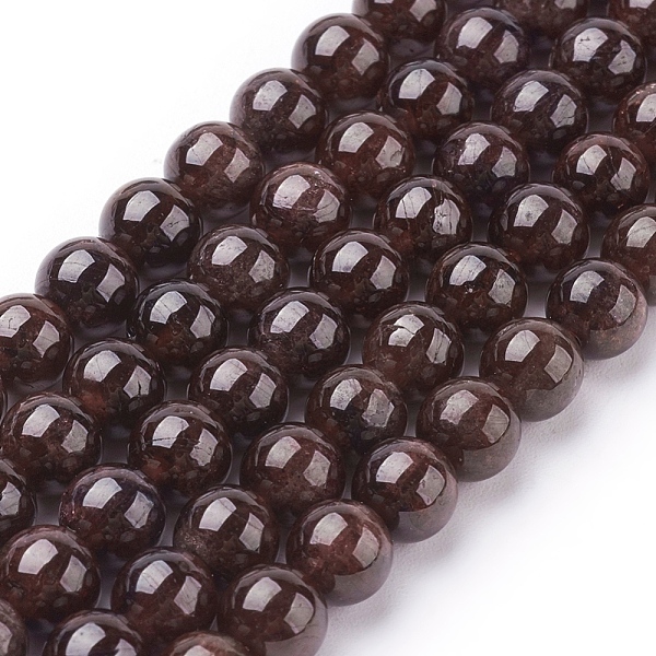 

PandaHall Natural Garnet Bead Strands, Grade B, Round, Dark Red, 6mm, about 66pcs/strand, 15.5 inch Garnet Round Red