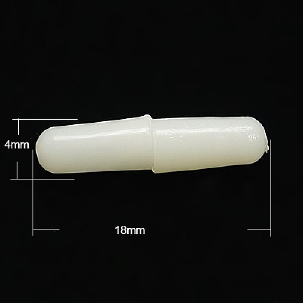 

PandaHall Plastic Screw Clasps, Breakaway Clasps, 18x4mm, Hole: 0.8~1mm Plastic