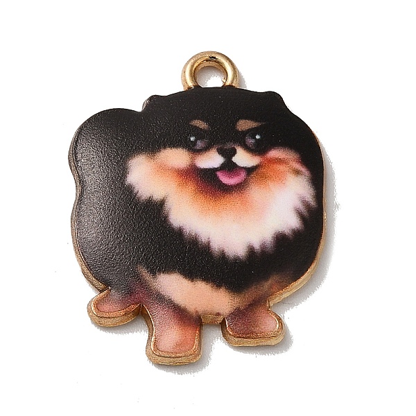 

PandaHall Alloy Pendants, Cadmium Free & Nickel Free & Lead Free, Dog, Black, 23.5x18.5x2.5mm, Hole: 2mm Alloy Dog Black