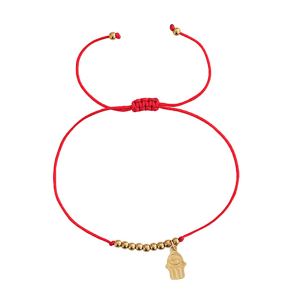 Bracelets à breloques réglables en acier inoxydable 304