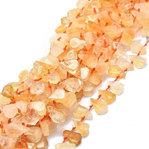 

PandaHall Grade A Natural Citrine Beads Strands, Waterdrop-Shaped Chip, 10~21x8~13x2.5~6mm, Hole: 1mm, about 34~38pcs/strand, 15.75''(40cm)...