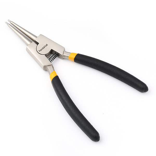 

PandaHall 45# Steel Flat Nose Pliers, Stainless Steel Color, 158x78x11mm Steel