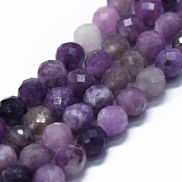 

PandaHall Natural Lilac Jade Beads Strands, Faceted(64 Facets), Round, 6mm, Hole: 0.8mm, about 62~67pcs/strand, 15.16~15.55 inch...