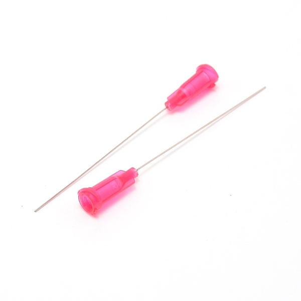 

PandaHall Plastic Fluid Precision Blunt Needle Dispense Tips, with 304 Stainless Steel Pin, Deep Pink, 6.75x0.77cm, Inner Diameter: 0.42cm...