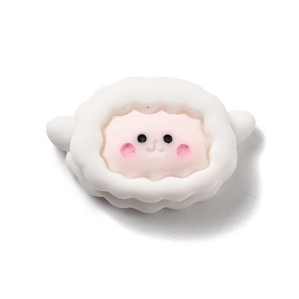 

PandaHall Opaque Resin Cabochons, Sheep, White, 16x24x7.5mm Resin Sheep White