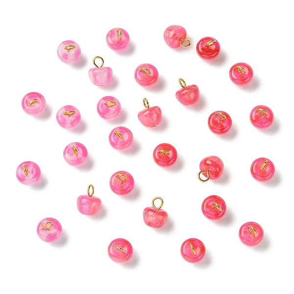 30Pcs Resin UV Reactive Charms