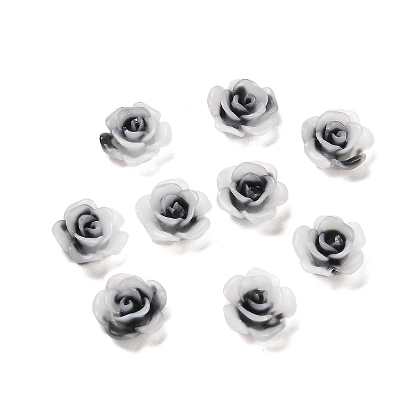 

PandaHall Luminous Resin Decoden Cabochons, Glow in the Dark Flower, Black, 9.5x5mm Resin Flower Black
