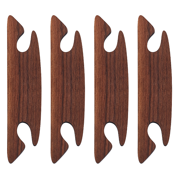 

PandaHall BENECREAT 4Pcs Walnut Wood Knitting Loom Shuttles, Brown Weaving Shuttle, Handcrafted Knitting Weaving Loom Tools for Weaving DIY...