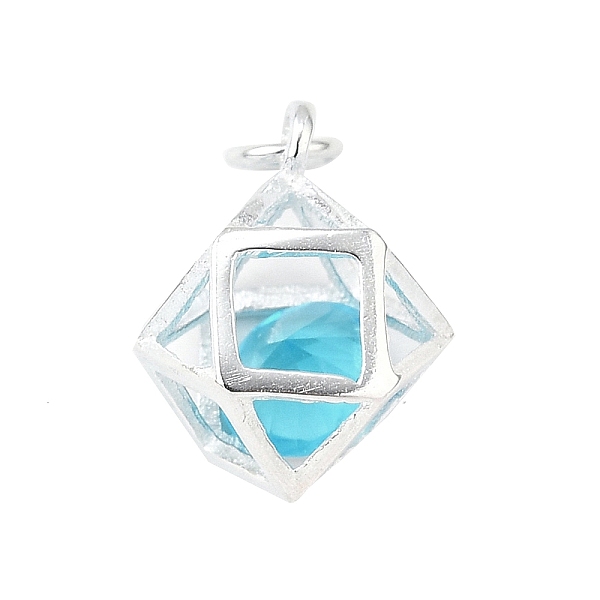 Breloques en argent sterling s925 avec zircones cubiques