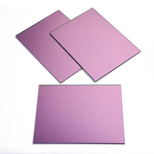 

PandaHall Glass Sheets, Mirror Mosaic Border Craft Tiles, for Home Decoration or DIY Crafts, Rectangle, Plum, 200x150x3.5mm Glass Rectangle..., Purple