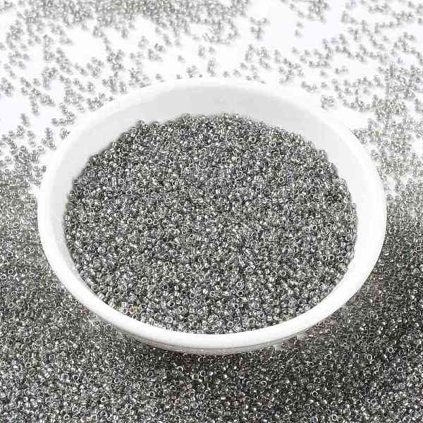 

PandaHall MIYUKI Round Rocailles Beads, Japanese Seed Beads, (RR3750) Silver Lined Dyed Watermelon, 15/0, 1.5mm, Hole: 0.7mm, about..., Gray