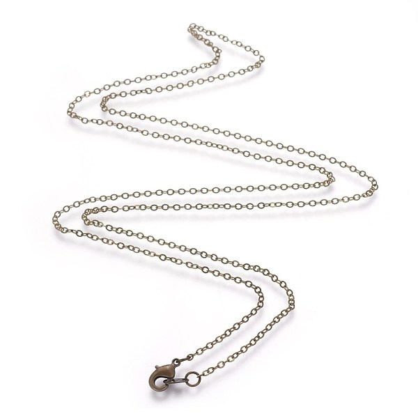 

PandaHall Brass Necklaces, Antique Bronze Color, 26 inch Brass