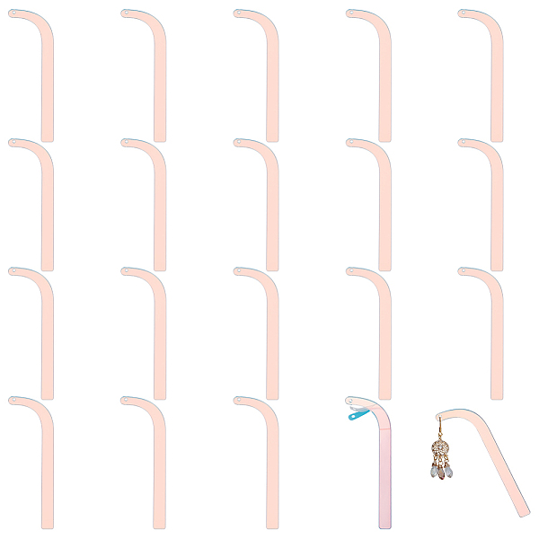 20Pcs Acrylic Earring TryOn Stick