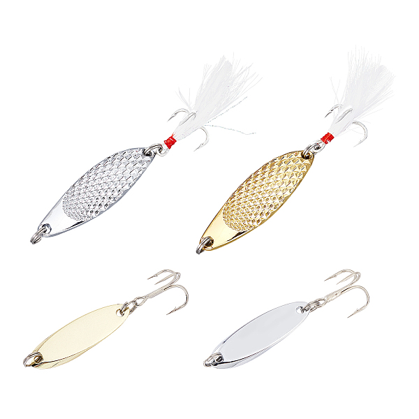 

PandaHall SUPERFINDINGS Fishing Lures Stainless Steel Fish
