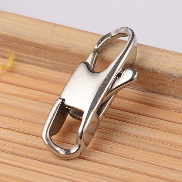

PandaHall 304 Stainless Steel Lobster Claw Clasps, Stainless Steel Color, 18x7x3.5mm, Hole: 2mm 304 Stainless Steel Others