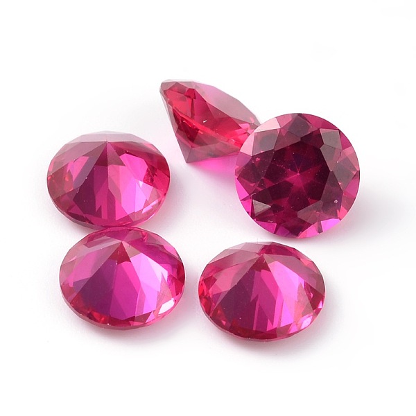 

PandaHall Red Corundum Diamond Shape Cubic Zirconia Cabochons, Faceted, Deep Pink, 1x2mm, about 1000pcs/bag Cubic Zirconia Diamond Pink