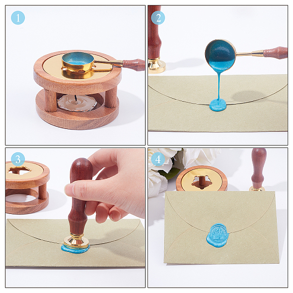 CRASPIRE DIY Wax Seal Stamp Kits