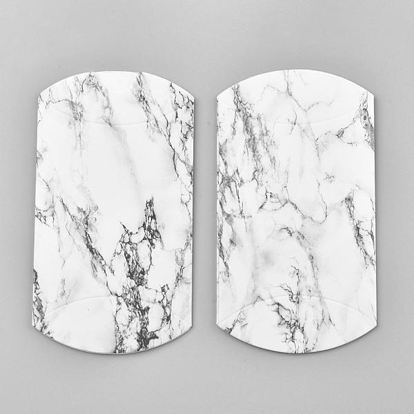 

PandaHall Paper Pillow Gift Boxes, Packaging Boxes, Party Favor Sweet Candy Box, White, 9.9x5.5x0.1cm, Finished Product: 8x5.5x2cm Paper...