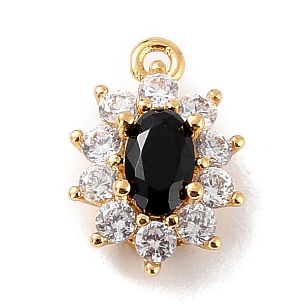 

PandaHall Eco-Friendly Brass Micro Pave Cubic Zirconia Charms, Cadmium Free & Lead Free, Real 18K Gold Plated, Flower, Clear, 11.5x7.5x4mm...