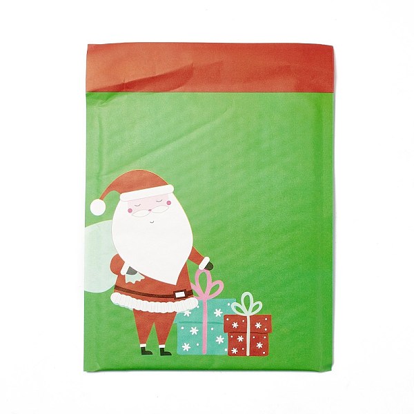 

PandaHall Kraft Paper & Plastic Bubble Envelope Bags, Self-adhesive Bag, Christmas Theme, Rectangle, Santa Claus, 27.5x21x0.35cm Paper Santa...