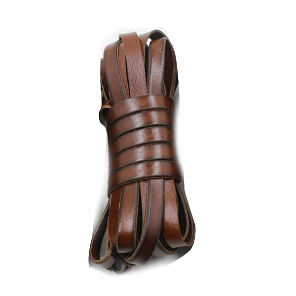 Cordon de bijoux en cuir plat souple
