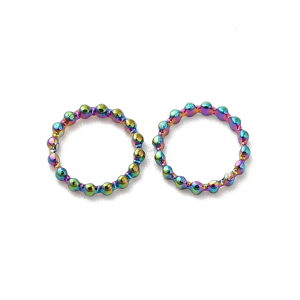

PandaHall 304 Stainless Steel Round Rings, Soldered Jump Rings, Closed Jump Rings, Rainbow Color, 18 Gauge, 7x1mm, Inner Diameter: 5mm 304...