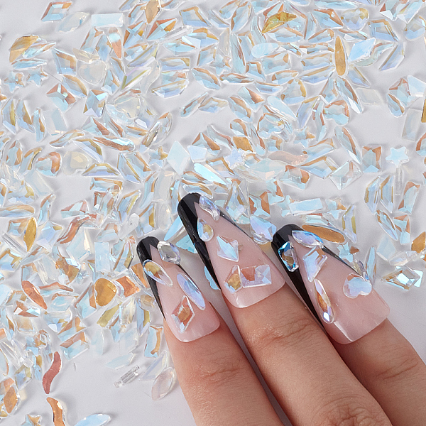 

PandaHall GOMAKERER 400 Pcs Nail Rhinestones, Aquamarine Glass Nail Gems Flatback Nail Crystals Nail Art Decoration for DIY Craft Nail..., Cyan