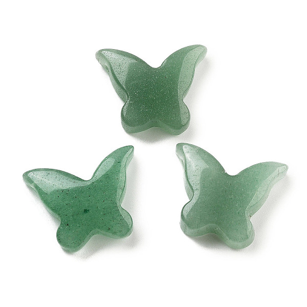 

PandaHall Natural Green Aventurine Pendants, Butterfly Charms, 19.5x15x5.5mm, Hole: 1mm Green Aventurine Butterfly