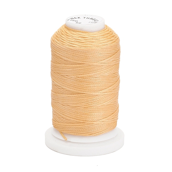 

PandaHall Waxed Polyester Cord, Flat, PeachPuff, 1mm, about 76.55 yards(70m)/roll Waxed Polyester Cord Flat Brown