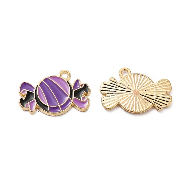 

PandaHall Alloy Enamel Charms, Candy Charms, Halloween, Golden, 13x19.5x1.5mm, Hole: 1.5mm Alloy+Enamel Candy